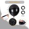 100 Pieces Black Balloons, 12 inch Black Latex Party Balloons Helium Quality for Gende Reveal, Birthday,Baby Shower,Wedding, Halloween or Christmas PartyParty Decoration (with Black Ribbon)